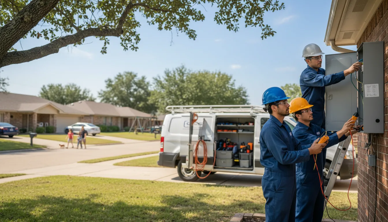 Certified electrician providing emergency electrical services in Leighton, AL